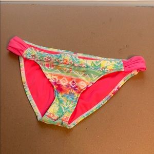 💜💜 Arizona Jeans Bikini Bottom Size L Aztec Design